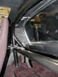 Seat belts bolted to the rollbar