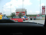 Arriving at Atlanta Motor Speedway