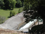The Nolan River dam spillway
