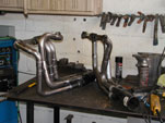 Headers ready for finish welding