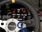 Switch panel located in front of the steering wheel