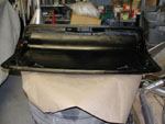 Painted underside of trunk lid