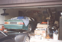 Camaro in Sue's garage