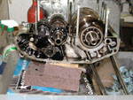 Side view of engine internals