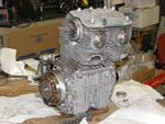 Front view of refurbished motor