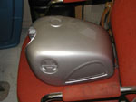 Re-painted gas tank