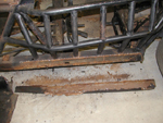 Rust on the left side frame rail