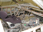 An interior shot of the floorpan mock-up