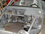 Here is a picture of the engine bay at this point