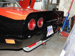 The tail lights are in & the Corvette lettering is on the rear